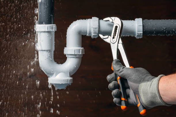 Professional Leak Detection technician working in Violet, LA